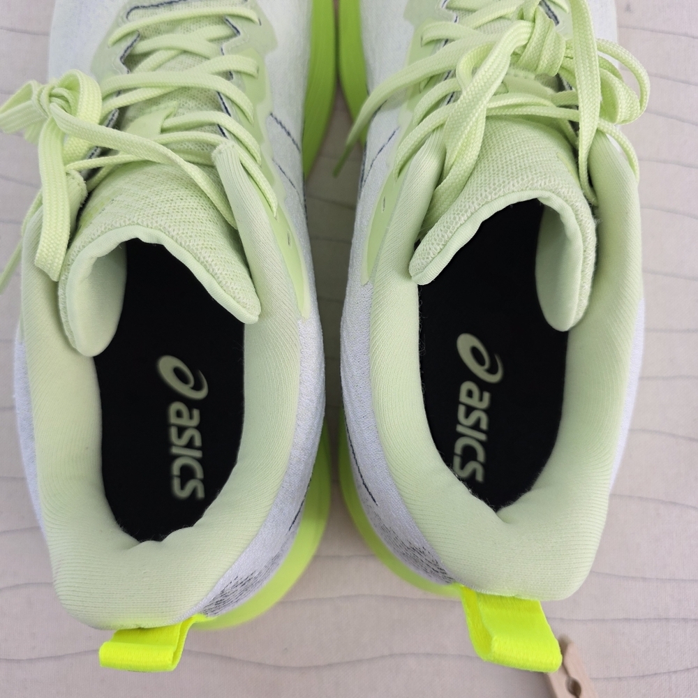 ASICS Womens Dynablast 4 Cool Matcha Green White Running Shoes 1012B513 Size 11 - Picture 11 of 13